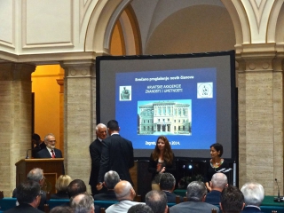 Igor Stagljar Ceremony at the Croatian Academy of Sciences and Arts